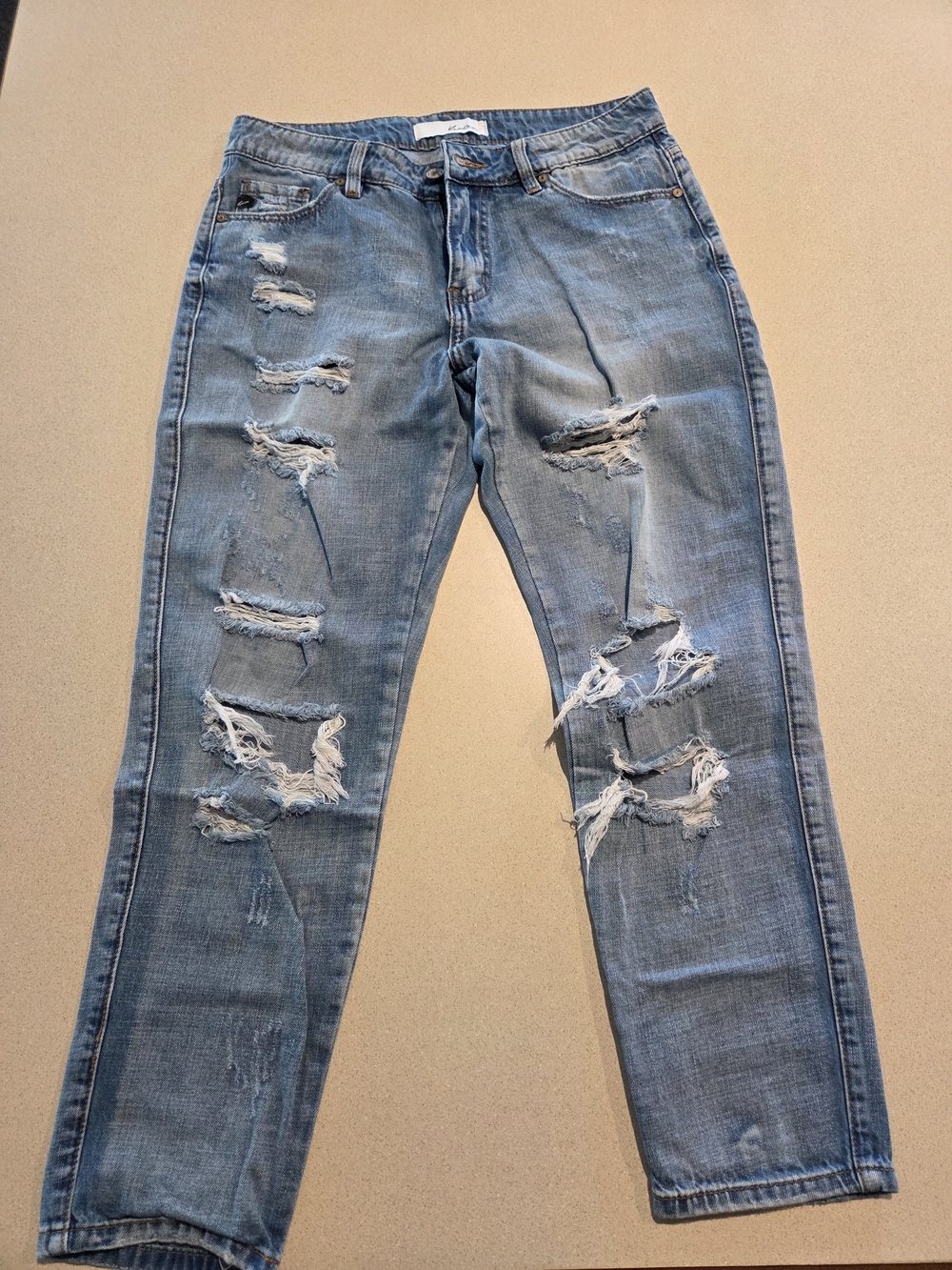 KanCan Distressed Boyfriend Jeans
